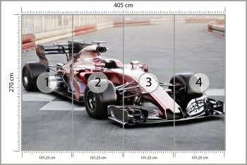 Fototapeta Bolid F1 Na Lini Startu - obrazek 3