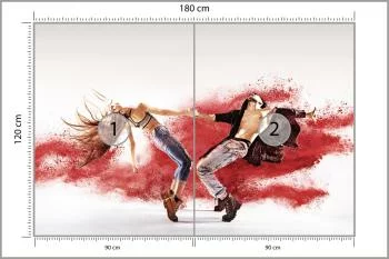 Fototapeta Hip-Hopowa Para Taneczna - obrazek 3