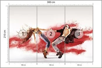 Fototapeta Hip-Hopowa Para Taneczna - obrazek 3