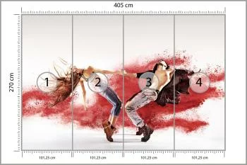 Fototapeta Hip-Hopowa Para Taneczna - obrazek 3