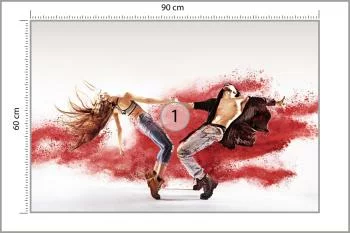 Fototapeta Hip-Hopowa Para Taneczna - obrazek 3