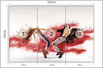 Fototapeta Hip-Hopowa Para Taneczna - obrazek 3
