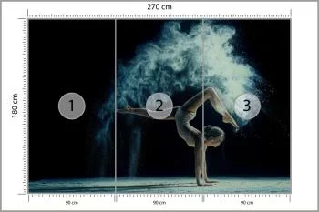 Fototapeta Gimnastyczka Podczas Występu - obrazek 3