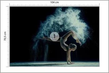 Fototapeta Gimnastyczka Podczas Występu - obrazek 3