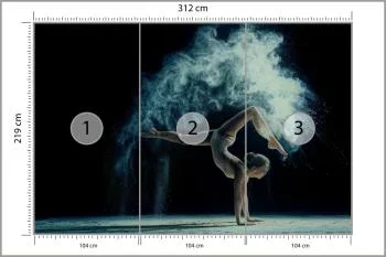 Fototapeta Gimnastyczka Podczas Występu - obrazek 3