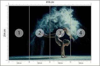 Fototapeta Gimnastyczka Podczas Występu - obrazek 3