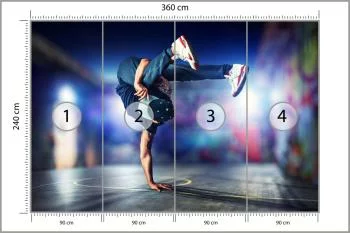 Fototapeta Tancerz Breakdance - obrazek 3