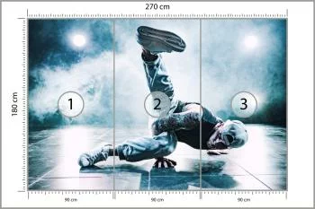 Fototapeta Tancerz Breakdance Podczas Występu - obrazek 3