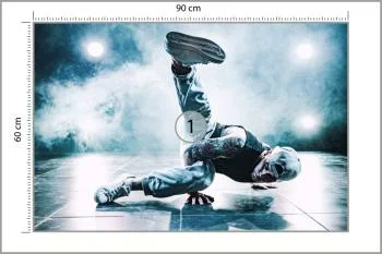 Fototapeta Tancerz Breakdance Podczas Występu - obrazek 3