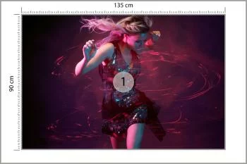 Fototapeta Młoda Kobieta W Tańcu - obrazek 3
