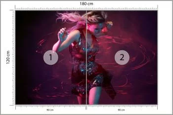 Fototapeta Młoda Kobieta W Tańcu - obrazek 3
