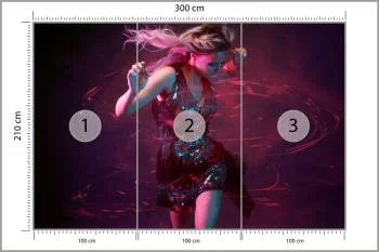 Fototapeta Młoda Kobieta W Tańcu - obrazek 3