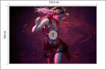 Fototapeta Młoda Kobieta W Tańcu - obrazek 3