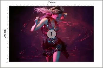 Fototapeta Młoda Kobieta W Tańcu - obrazek 3