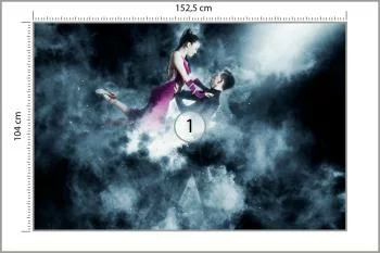 Fototapeta Para Tancerzy Balowych Podczas Występu - obrazek 3