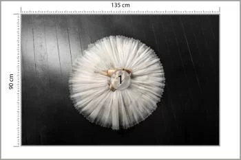Fototapeta Buty Do Baletu Na Białej Tutu - obrazek 3