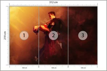 Fototapeta Para Tańcząca Tango - obrazek 3