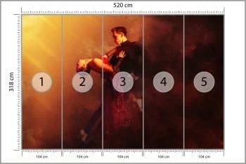 Fototapeta Para Tańcząca Tango - obrazek 3