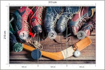 Fototapeta Łyżwy Hokejowe - obrazek 3