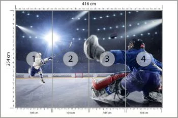 Fototapeta Strzał Hokeisty - obrazek 3