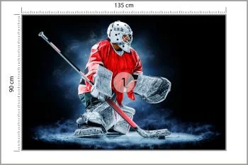 Fototapeta Bramkarz Hokejowy - obrazek 3