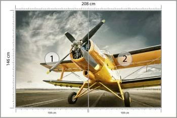 Fototapeta Zabytkowy Samolot - obrazek 3