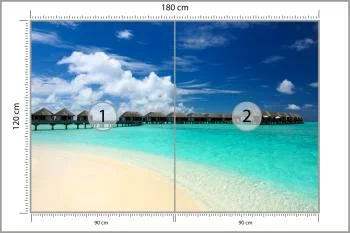 Fototapeta Plaża Słońce Pomost - obrazek 3