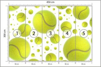 Fototapeta Piłki Tenisowe - obrazek 3