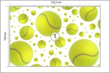 Fototapeta Piłki Tenisowe - obrazek 3