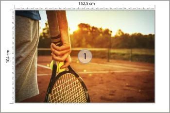 Fototapeta Tenisista Przed Meczem - obrazek 3