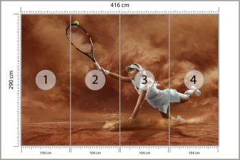 Fototapeta Profesjonalna Tenisistka - obrazek 3