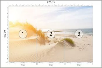 Fototapeta Plaża Morze Wydmy - obrazek 3