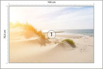 Fototapeta Plaża Morze Wydmy - obrazek 3
