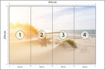 Fototapeta Plaża Morze Wydmy - obrazek 3