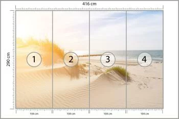 Fototapeta Plaża Morze Wydmy - obrazek 3