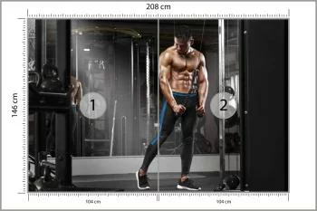 Fototapeta Muskularny Mężczyzna Podczas - obrazek 3