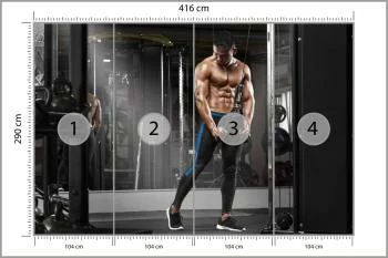 Fototapeta Muskularny Mężczyzna Podczas - obrazek 3