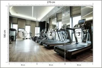 Fototapeta Nowoczesny Klub Fitness - obrazek 3
