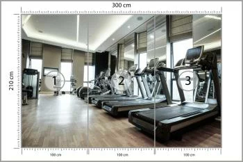 Fototapeta Nowoczesny Klub Fitness - obrazek 3