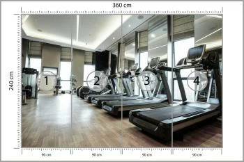 Fototapeta Nowoczesny Klub Fitness - obrazek 3