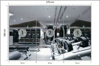 Fototapeta Wyposażenie Nowoczesnej Siłowni - obrazek 3