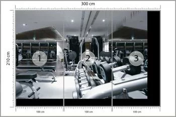Fototapeta Wyposażenie Nowoczesnej Siłowni - obrazek 3