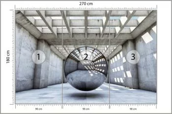 Fototapeta 3D Tunel-Do Salonu - obrazek 3