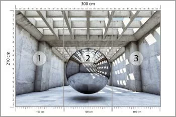 Fototapeta 3D Tunel-Do Salonu - obrazek 3