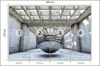 Fototapeta 3D Tunel-Do Salonu - obrazek 3