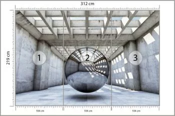 Fototapeta 3D Tunel-Do Salonu - obrazek 3