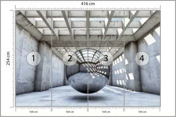 Fototapeta 3D Tunel-Do Salonu - obrazek 3