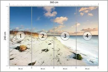 Fototapeta Plaża Morze Wydmy - obrazek 3
