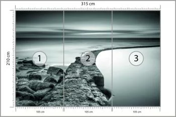 Fototapeta Plaża Morze Skały - obrazek 3