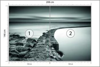 Fototapeta Plaża Morze Skały - obrazek 3